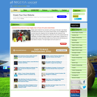 All Nigeria Soccer - The Complete Nigerian Football Portal