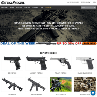 Replica Airguns Canada Store | Air Guns & Airsoft Guns, Pistols, Rifles 