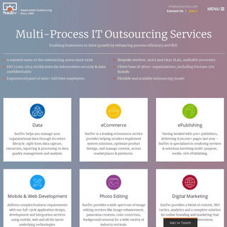 IT Outsourcing Services-Catalog Data Entry-Processing Company