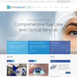 Toronto Eye Care | Toronto's Comprehensive Eye Care Clinic