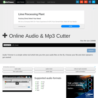 Online Mp3 Cutter - Audio Trimmer