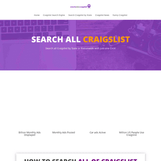Search All Craigslist: Cities, States and Nationwide!