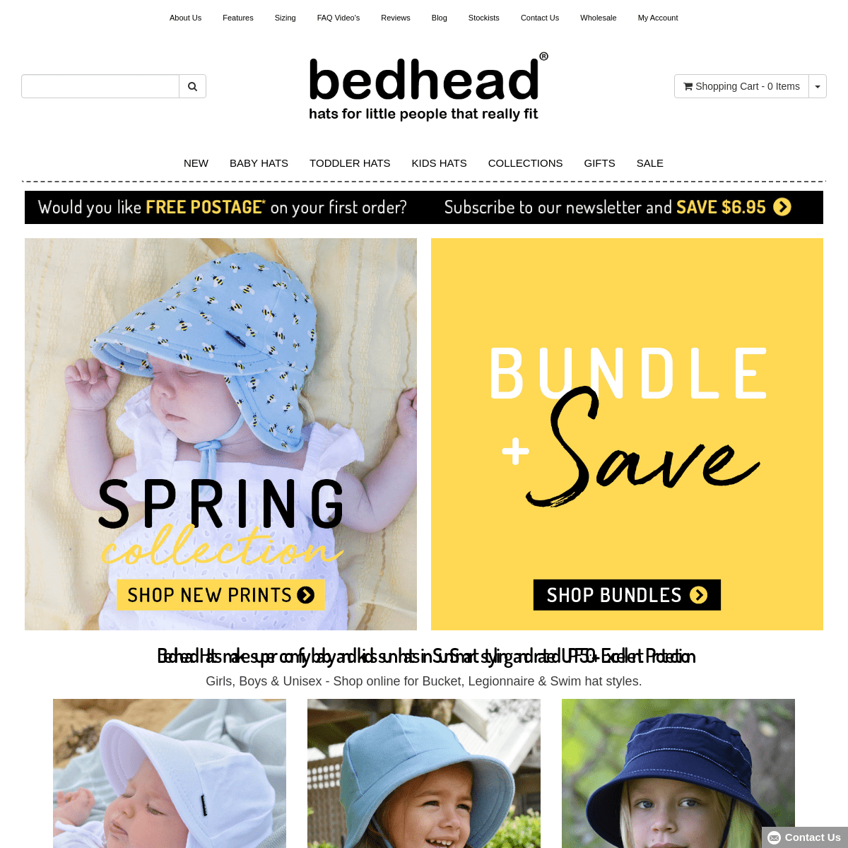 Bedhead Hats - Baby Hats, Kids Sun Hats - Rated UPF50+