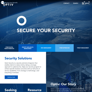 Optiv | Cybersecurity Solutions Integration & Management