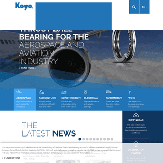Koyo Bearings Europe - JTEKT Corporation brand for Bearings