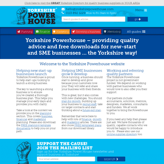 Yorkshire Powerhouse - business advice for new and growing SME's