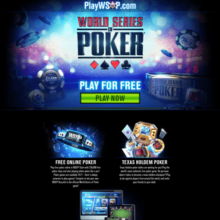 World Series of Poker | Online Poker