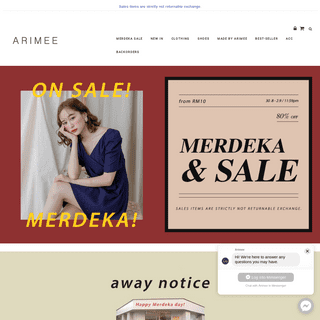 ARIMEE ; Online Fashion Store Malaysia 