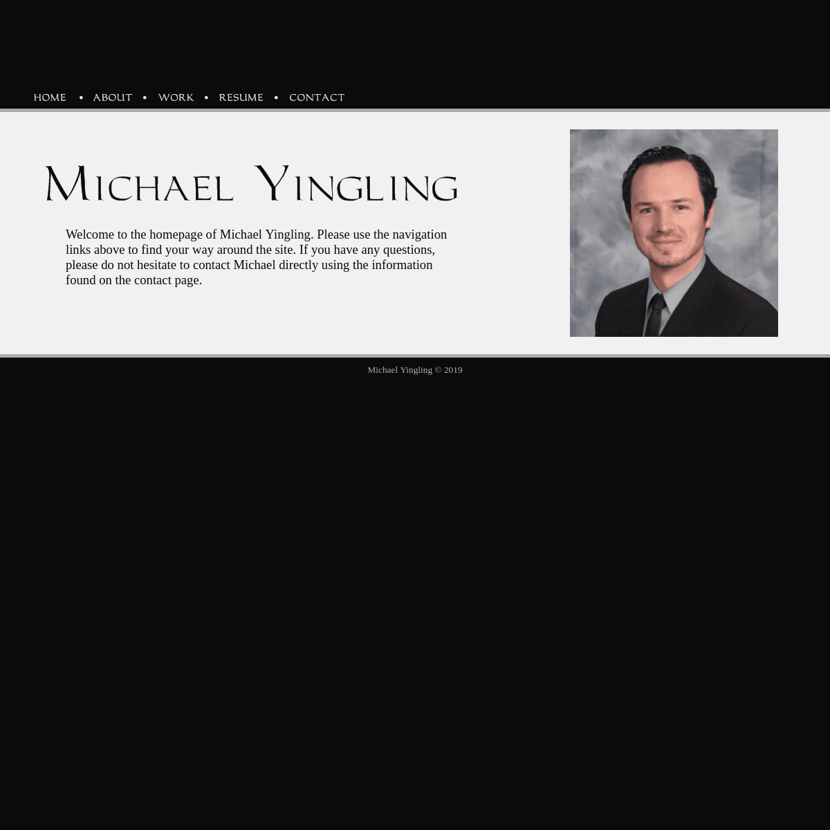A complete backup of michaelyingling.com