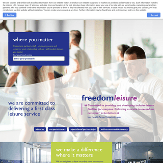 Freedom Leisure Centre Trust | Fitness Centres | Gyms