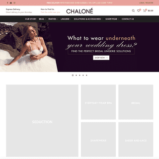 Chaloné : Be as you are. Find what fits you. We believe that lingerie should be an ode to yourslef. Don't try to fit in. find wh