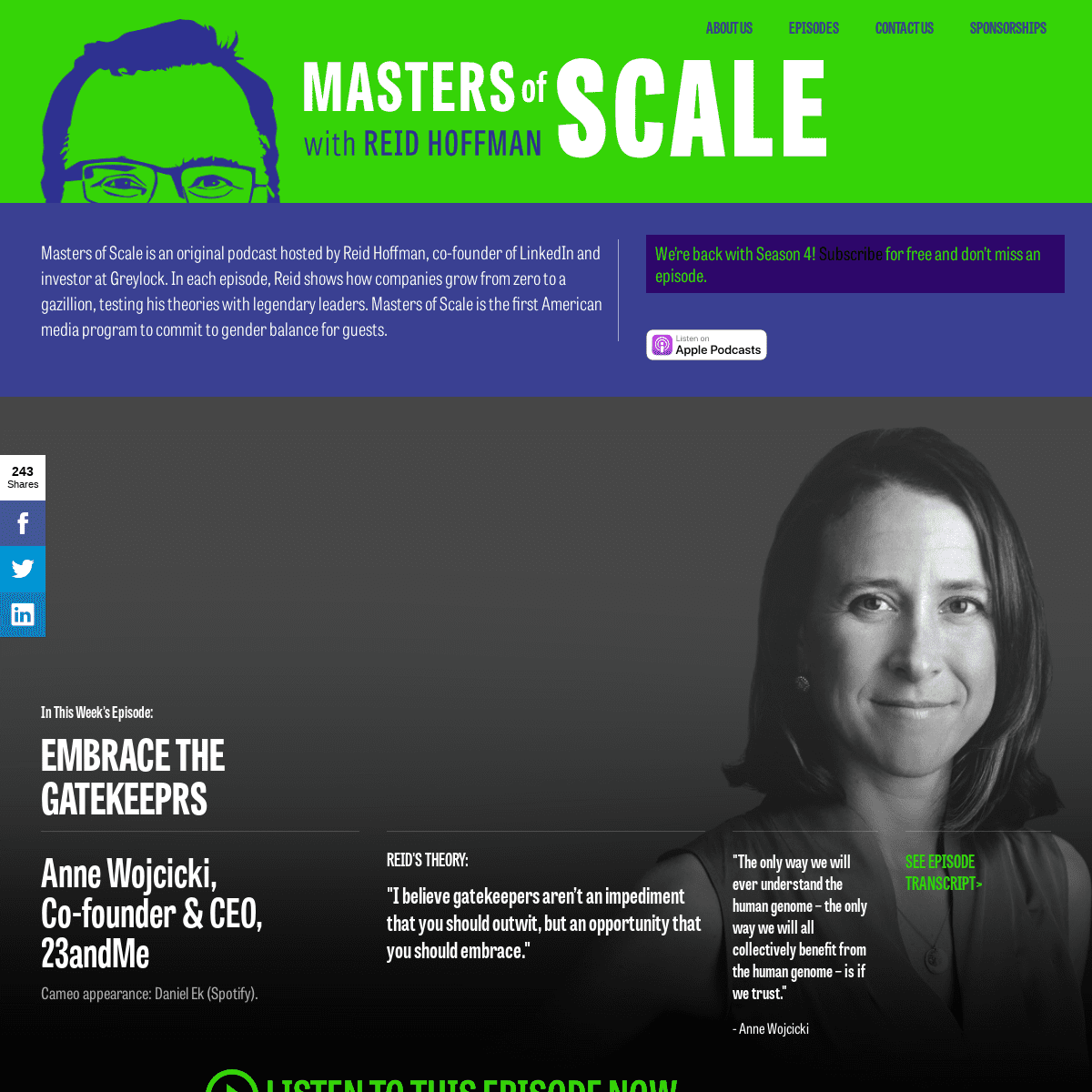Masters of Scale — hosted by Reid Hoffman