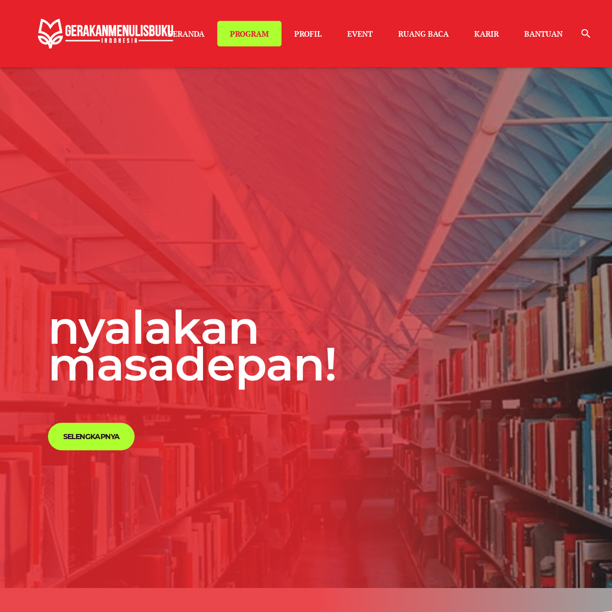 BERANDA | Gerakan Menulis Buku Indonesia