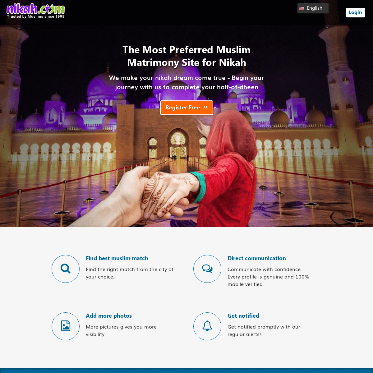 Muslim matrimony login