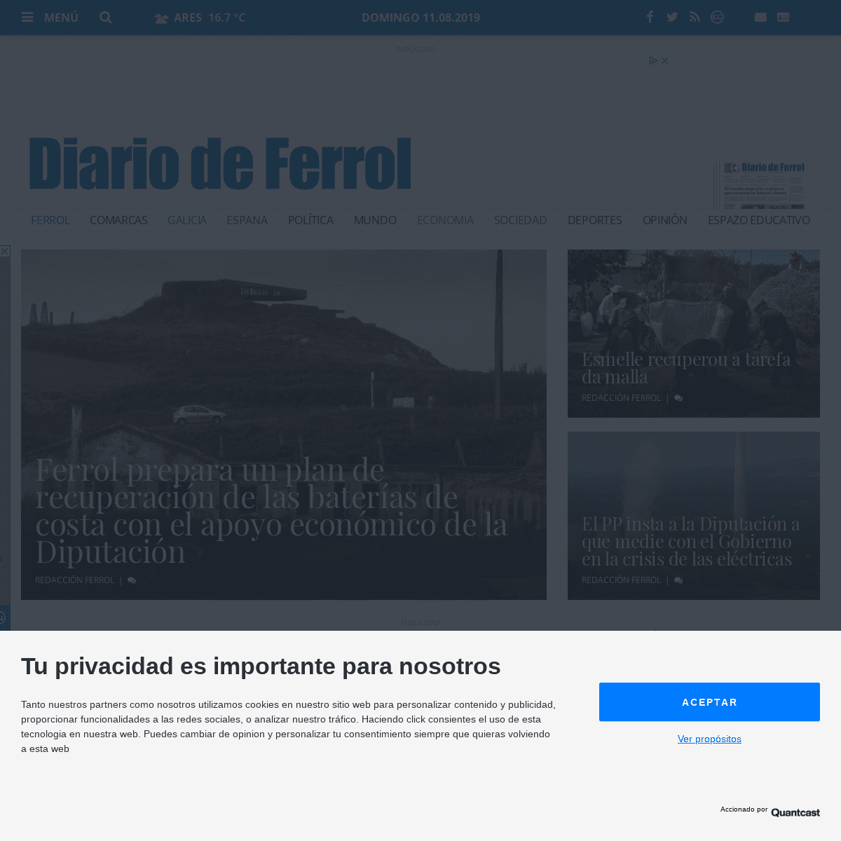 A complete backup of diariodeferrol.com