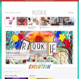 A complete backup of rookiemag.com