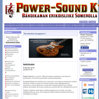Power-Sound.fi- Power Sound Ky