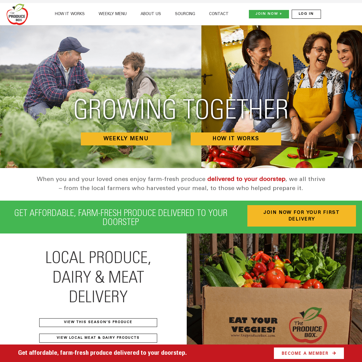 The Produce Box | Fresh Food Delivery Services North Carolina