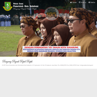Website Resmi Pemerintah Kota Sukabumi – Portal Resmi Kota Sukabumi | Reugreug Pageuh Repeh Rapih