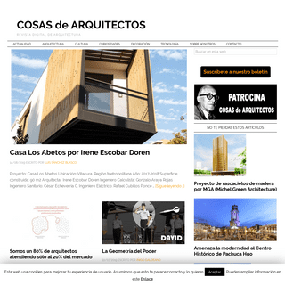Blog de Arquitectura | Revista de Arquitectura online | COSAS de ARQUITECTOS