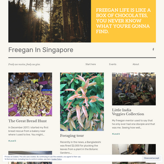 Freegan In Singapore – Freely we receive, freely we give.