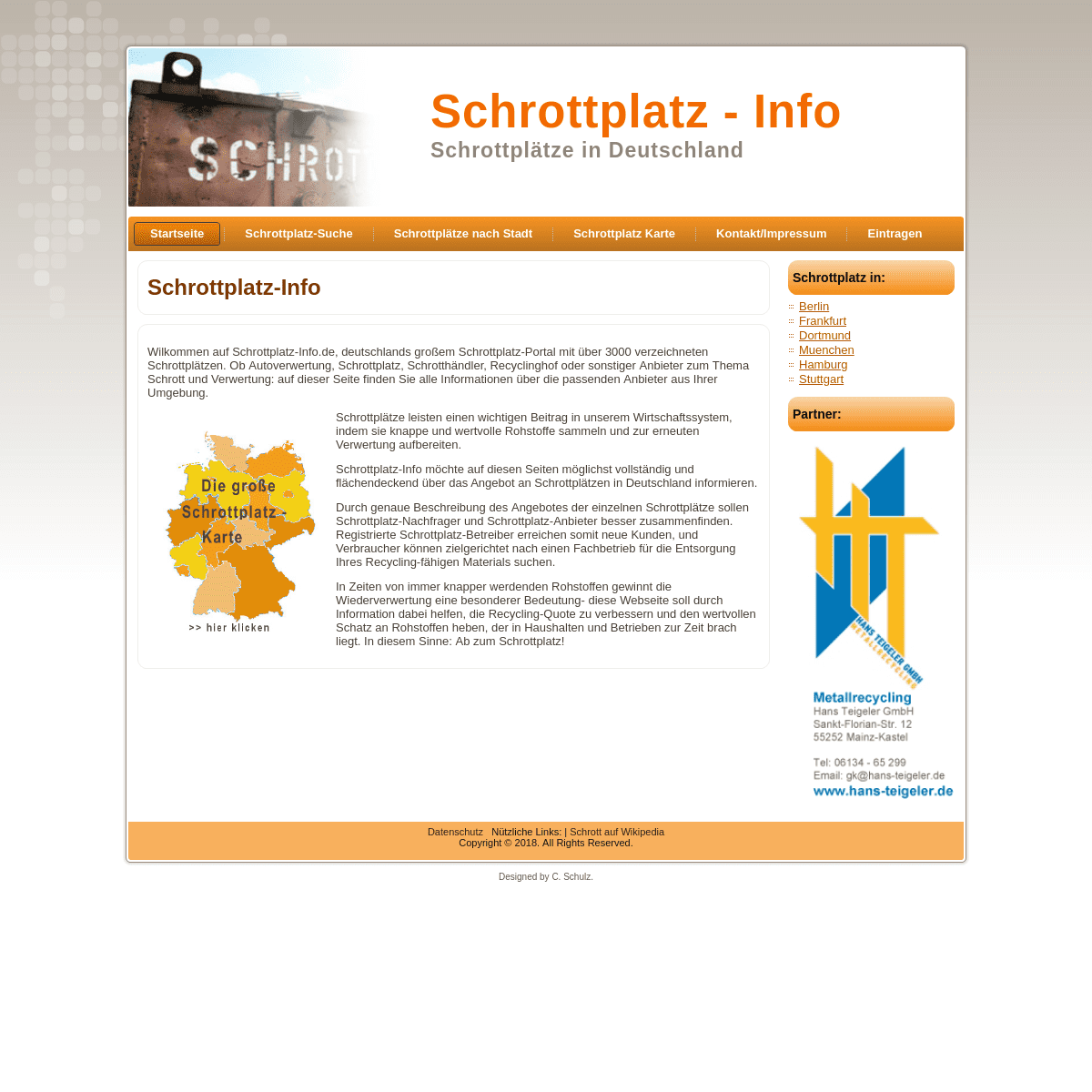 A complete backup of schrottplatz-info.de