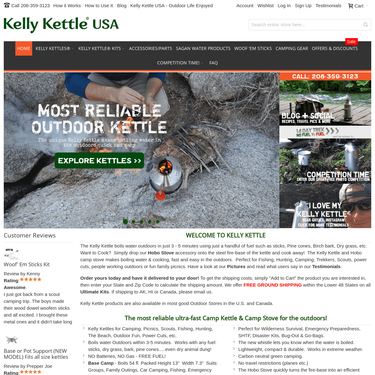 Kelly Kettle Camping Kettle