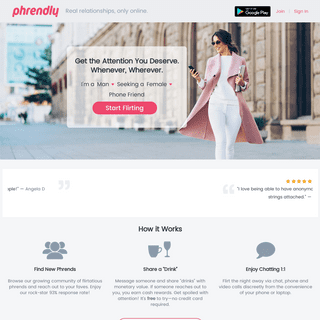 Phrendly | Real Relationships, Only Online