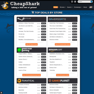 A complete backup of cheapshark.com