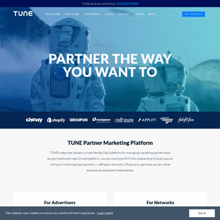 TUNE Partner Marketing Platform - TUNE