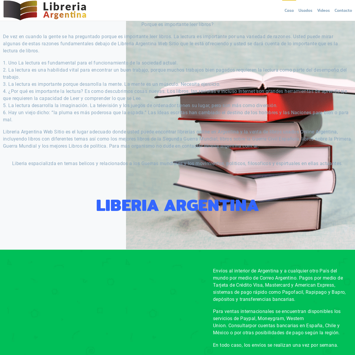 Libreria Argentina Web Sitio | Librerias Online en Argentina