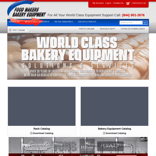 Bakery Equipment | New, Re-Manufactured, Used & Great Value