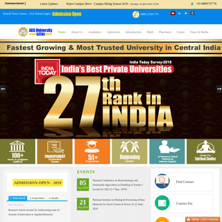 AKS- India's Leading Best Private University | AKS University