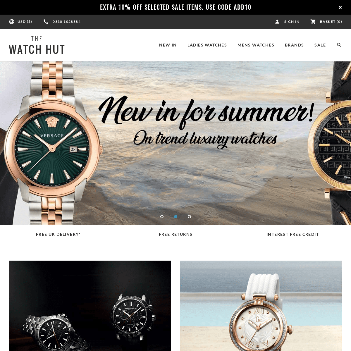 Watches | Designer & Luxury Watches Online UK | The Watch Hut
