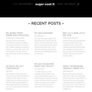 Suger Coat It | Living the Sweet Life