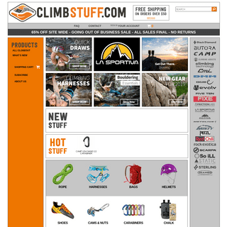 ClimbStuff.com Rock Climbing Gear