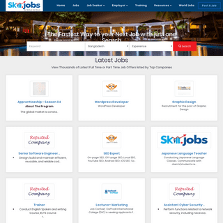 Job Site in Bangladesh - Skill Jobs