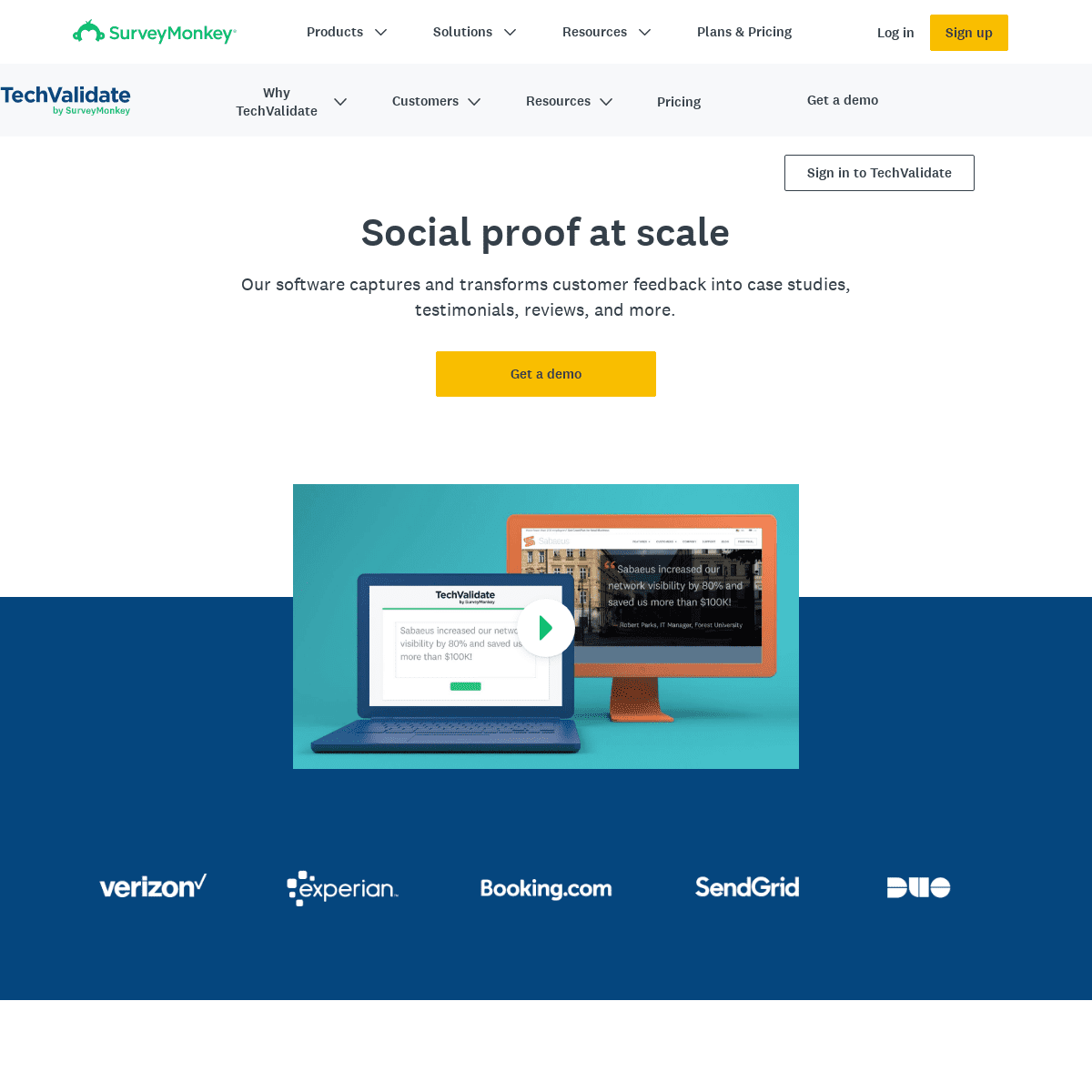 TechValidate - Social Proof at Scale