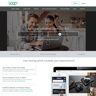 Online User Testing Tool | Loop11