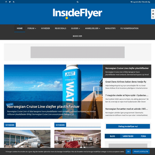InsideFlyer DK - Guide til Bonuspoint, flyselskaber, hoteller og alliancer.
