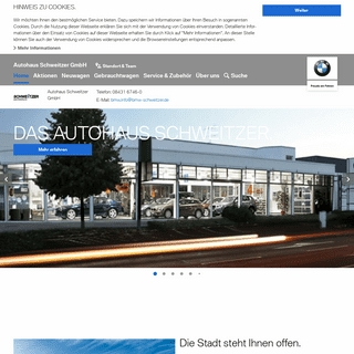 Autohaus Schweitzer GmbH: BMW Fahrzeuge, Services, Angebote u.v.m.