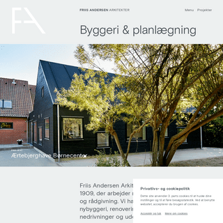 Byggeri & planlÃ¦gning - Friis Andersen Arkitekter