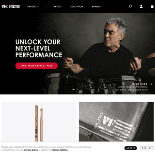 A complete backup of vicfirth.com