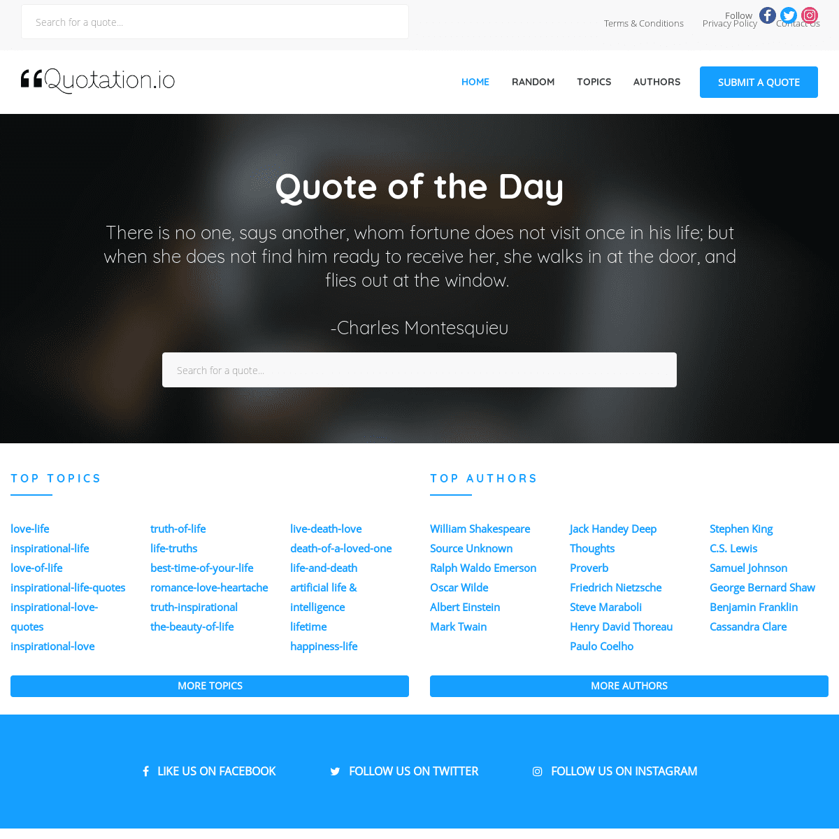Quote of the Day | Quotation.io