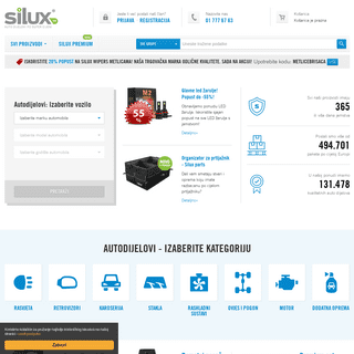 Autodijelovi SILUX – Online trgovina rezervnih auto dijelova