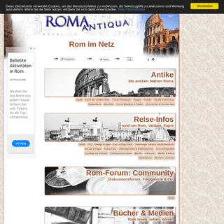 Roma Antiqua - Rom im Netz