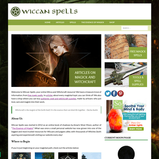 Wiccan Spells - Free Magic Spells