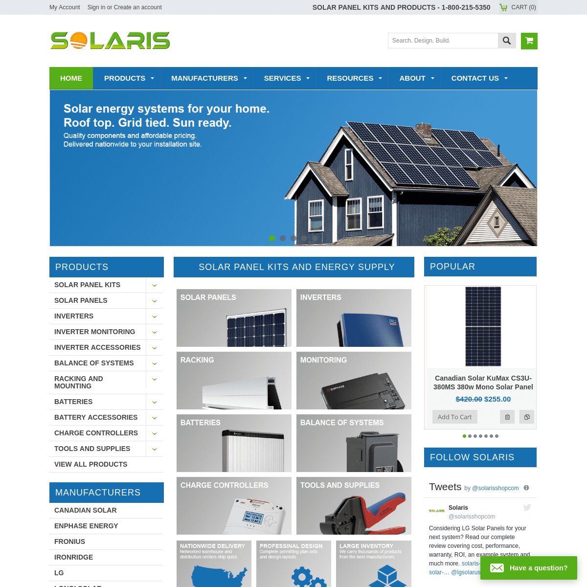 Solar Panels, Solar Panel Kits and Energy Supply - Solaris