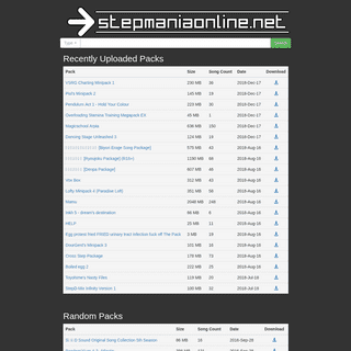 A complete backup of stepmaniaonline.net