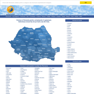 Vremea - prognoza meteo in Romania, starea vremii online